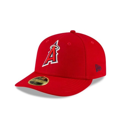 Sapca New Era Los Angeles Angels MLB Ligature Low Profile 59FIFTY Fitted - Rosii